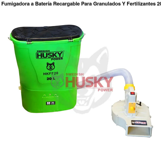 Fumigadora a Batería Recargable Para Granulados Y Fertilizantes 20L Husky Power HKFF20