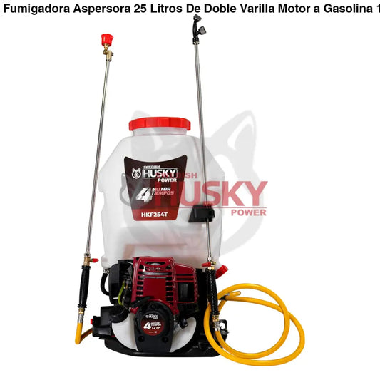 Fumigadora aspersora HKF254T Swedish Husky Power 25 L de doble varilla