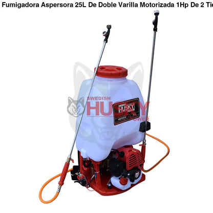 Fumigadora Aspersora 25L De Doble Varilla Motorizada 1Hp De 2 Tiempos 26 CC Husky HKF2515