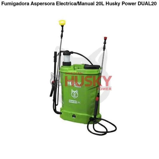 Fumigadora Aspersora Electrica/Manual 20L Husky DUAL20 - AGRICOLA