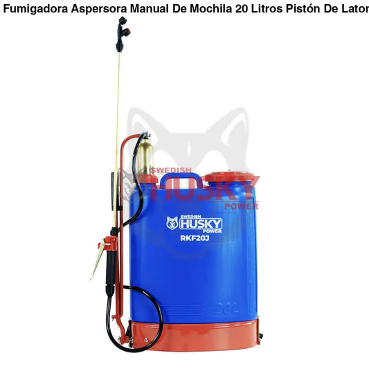 Fumigadora Aspersora Manual De Mochila 20 Litros Pistón De Laton Husky RKF20J