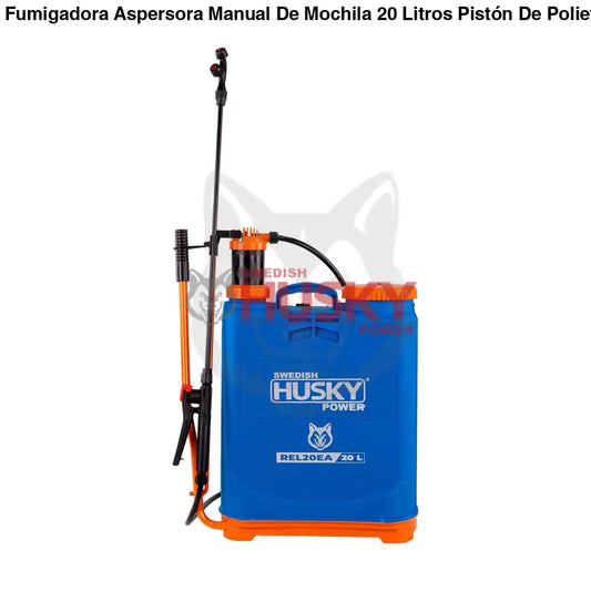Fumigadora Aspersora Manual De Mochila 20 Litros Pistón De Polietileno Husky REL20EA