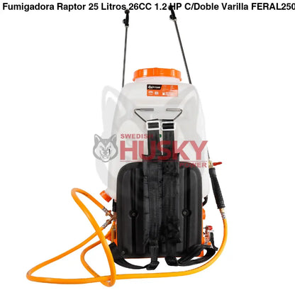 Fumigadora Raptor 25 Litros 26CC 1.2 HP C/Doble Varilla FERAL250
