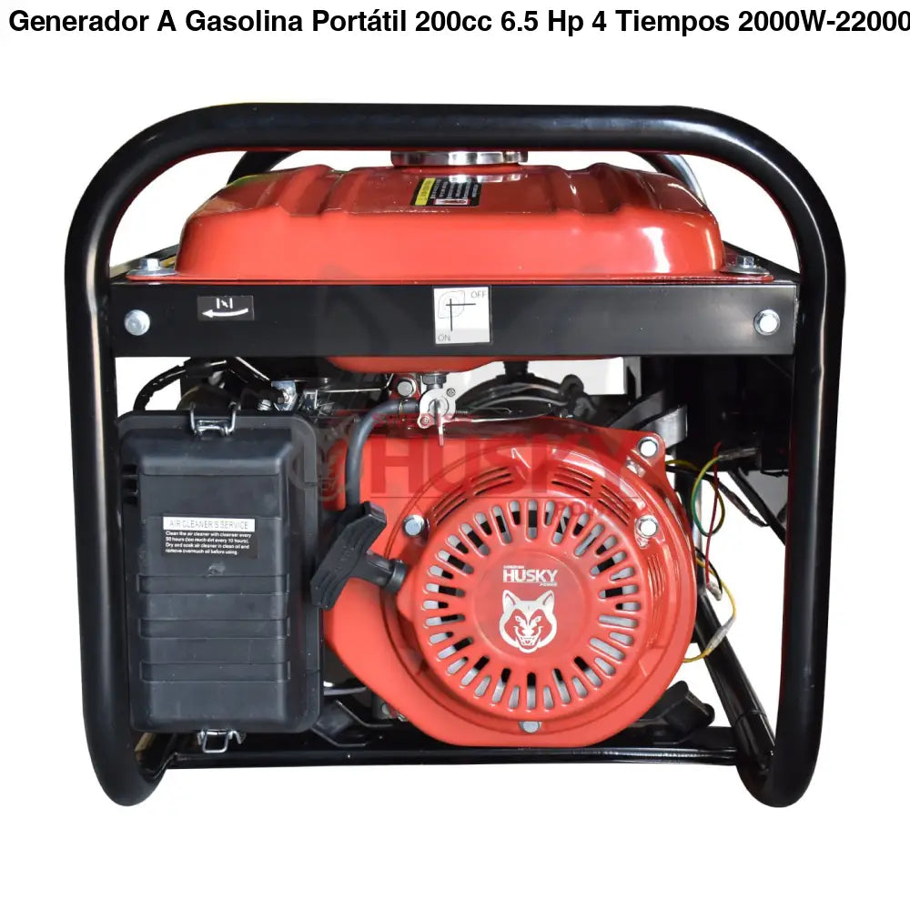 Generador A Gasolina Portátil 200cc 6.5 Hp 4 Tiempos 2000W-22000W Husky HKG2200