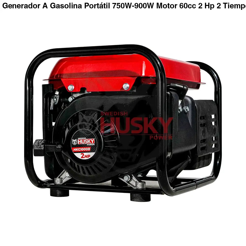 Generador A Gasolina Portátil 750W-900W Motor 60cc 2 Hp 2 Tiempos Husky HKG1000B
