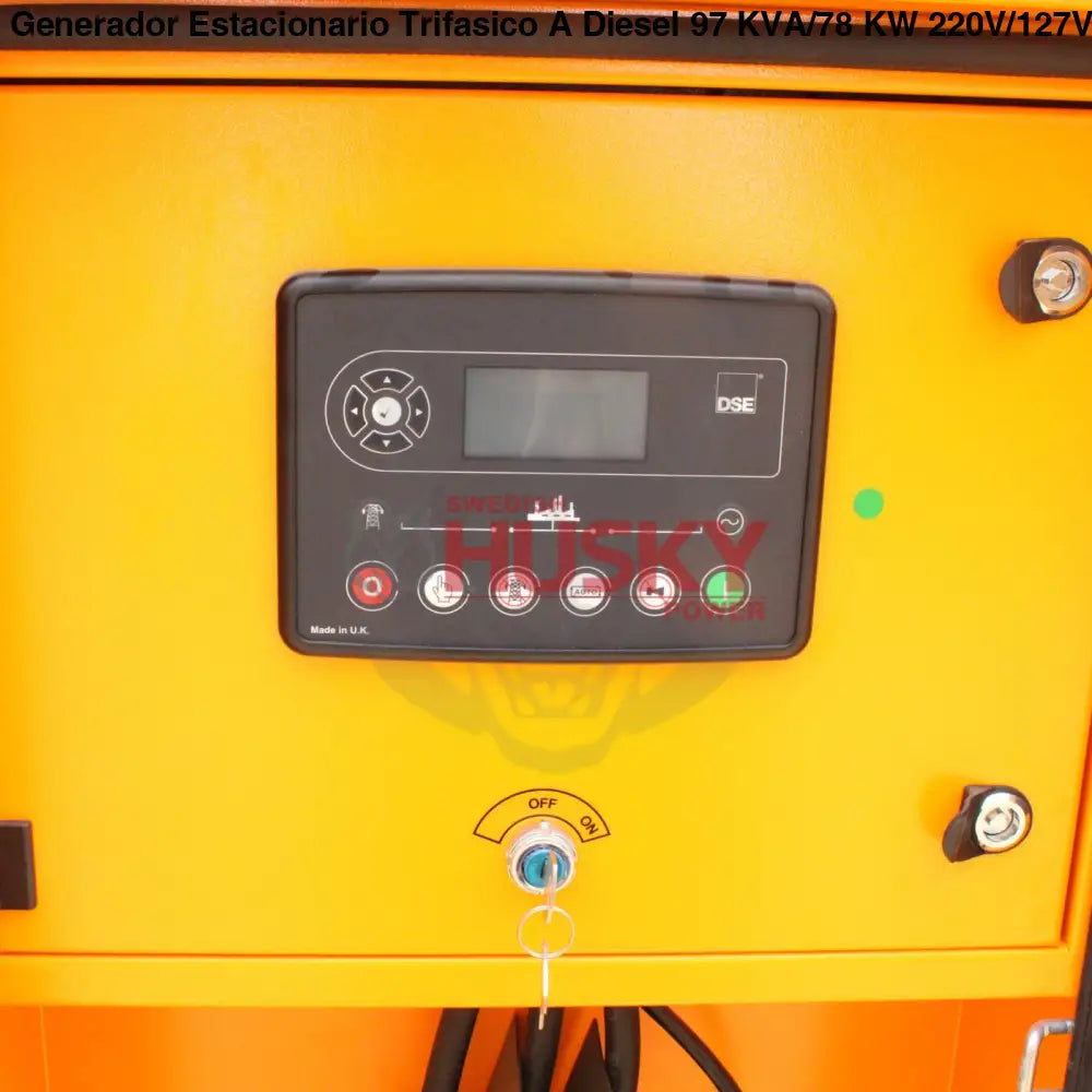 Generador Estacionario Trifasico A Diesel TDK Turbo 97 KVA/78 KW 220V/127V - TDKGE97K