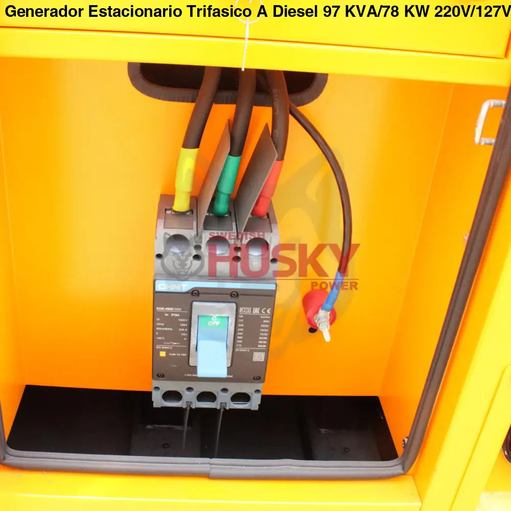 Generador Estacionario Trifasico A Diesel TDK Turbo 97 KVA/78 KW 220V/127V - TDKGE97K