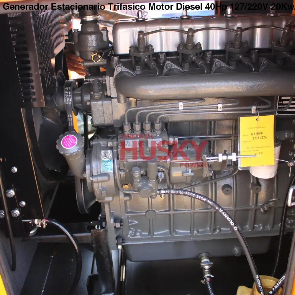 Generador Estacionario Trifasico Motor Diesel 40Hp 127/220V 20Kw/25Kva TDK TDKGE25K