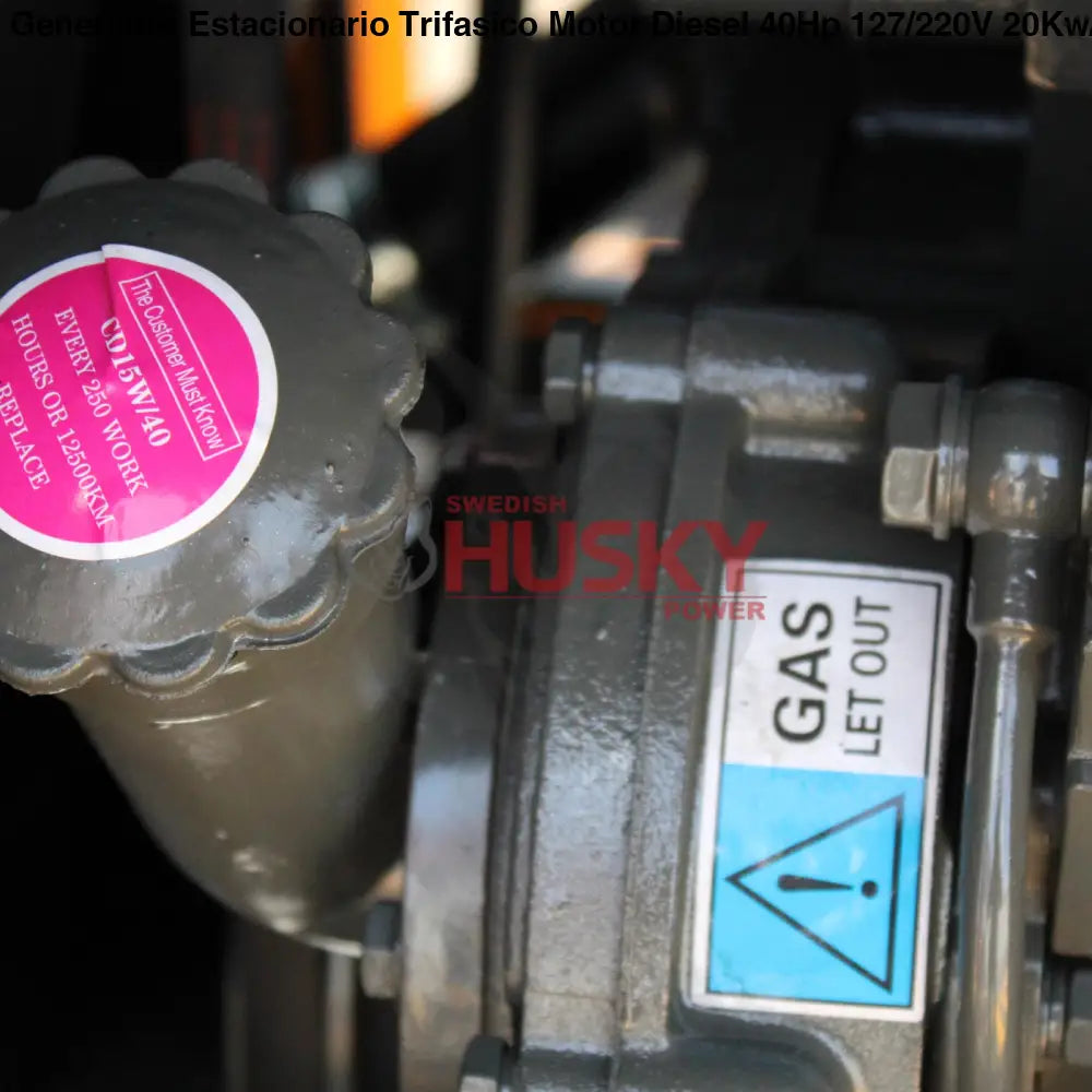 Generador Estacionario Trifasico Motor Diesel 40Hp 127/220V 20Kw/25Kva TDK TDKGE25K