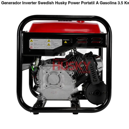 Generador Inverter Swedish Husky Power Portatil A Gasolina 3.5 Kw 7Hp - HKG3500I