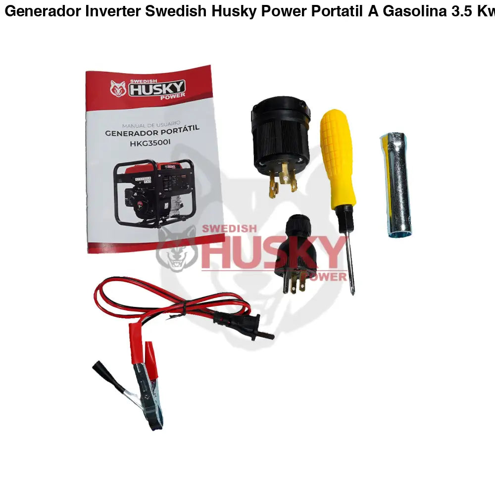 Generador Inverter Swedish Husky Power Portatil A Gasolina 3.5 Kw 7Hp - HKG3500I