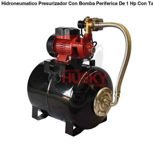 Hidroneumatico Presurizador Con Bomba Periferica De 1 Hp Con Tanque De 52 Litros Husky Power FORCE52