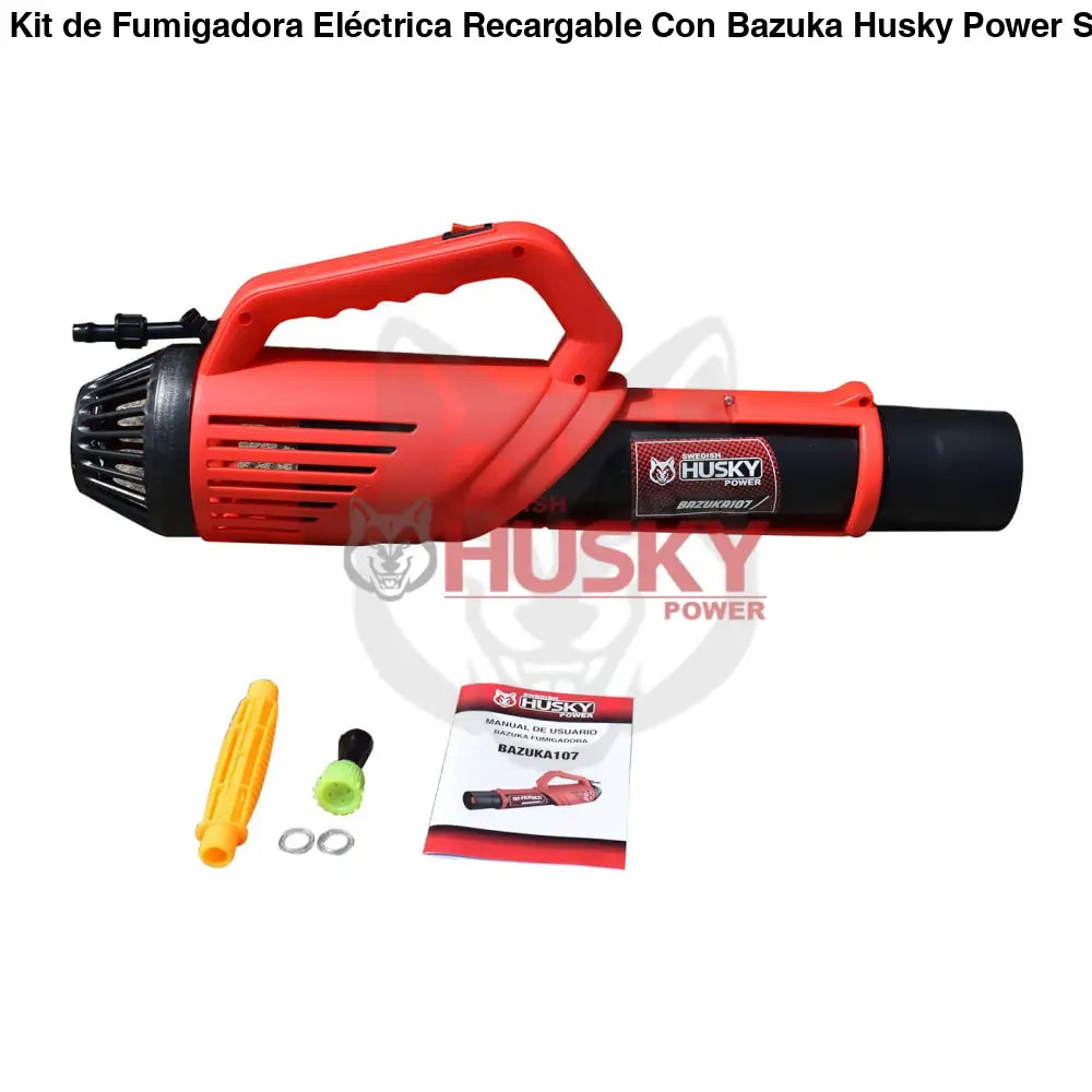 Kit de Fumigadora Eléctrica Recargable Con Bazuka Husky SETBUSTER