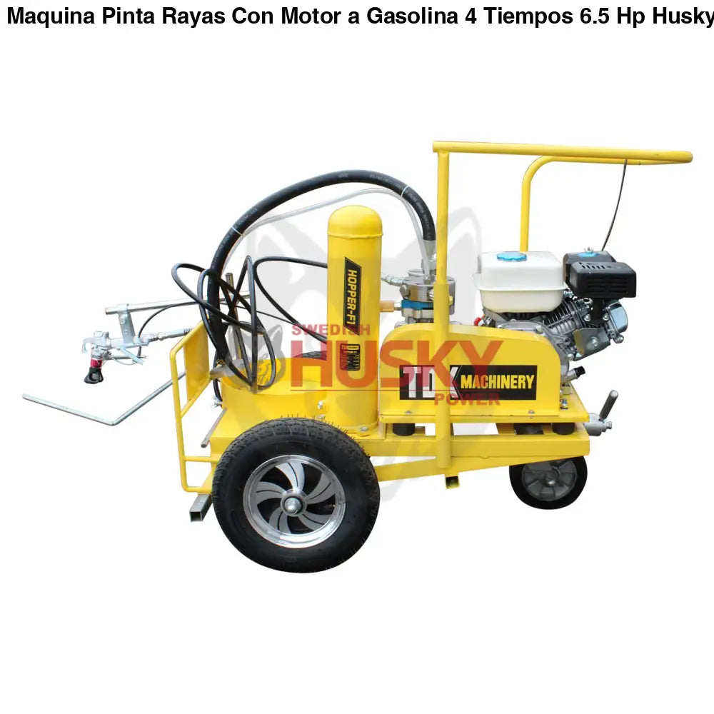 Maquina Pinta Rayas Con Motor a Gasolina 4 Tiempos 6.5 Hp Husky Power HOPPER-F1