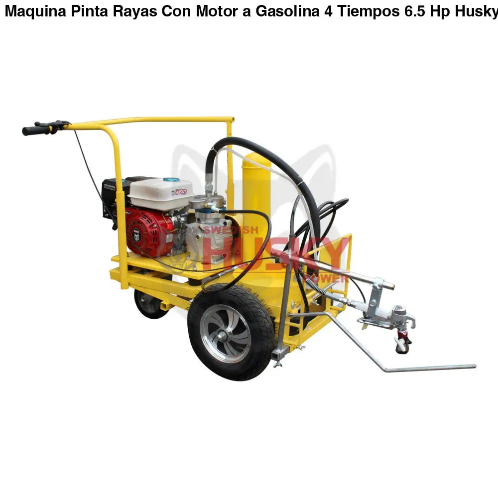Maquina Pinta Rayas Con Motor a Gasolina 4 Tiempos 6.5 Hp Husky Power HOPPER-F1