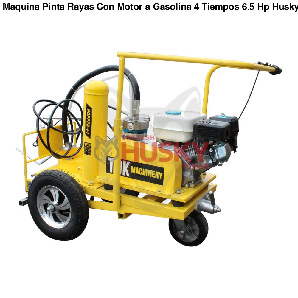 Maquina Pinta Rayas Con Motor a Gasolina 4 Tiempos 6.5 Hp Husky Power HOPPER-F1