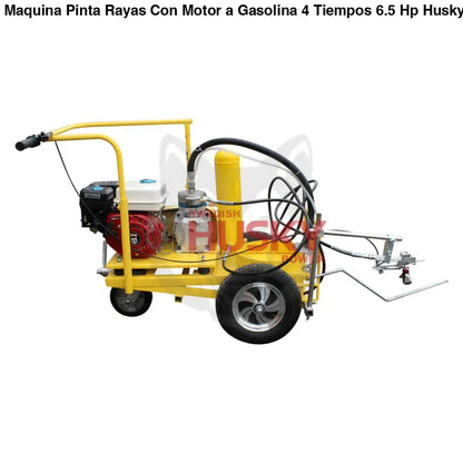 Maquina Pinta Rayas Con Motor a Gasolina 4 Tiempos 6.5 Hp Husky Power HOPPER-F1
