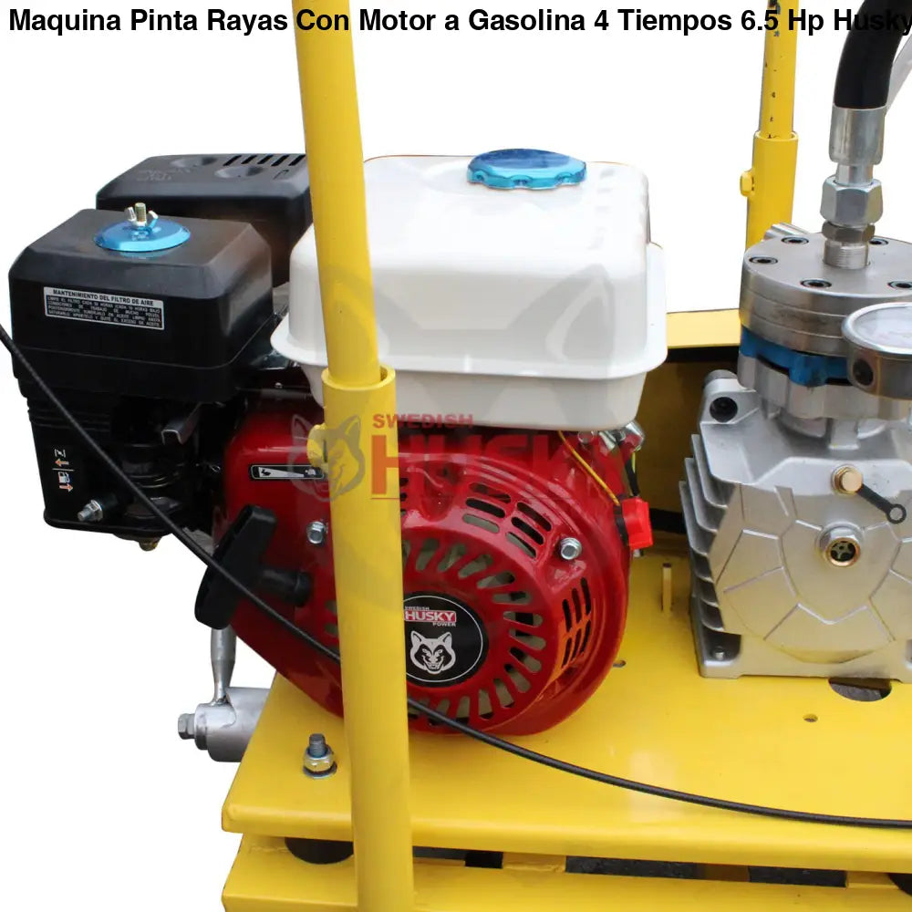 Maquina Pinta Rayas Con Motor a Gasolina 4 Tiempos 6.5 Hp Husky Power HOPPER-F1