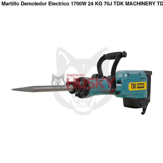 Martillo Demoledor Electrico 1700W  24 KG 70J  TDK MACHINERY TDKM70E