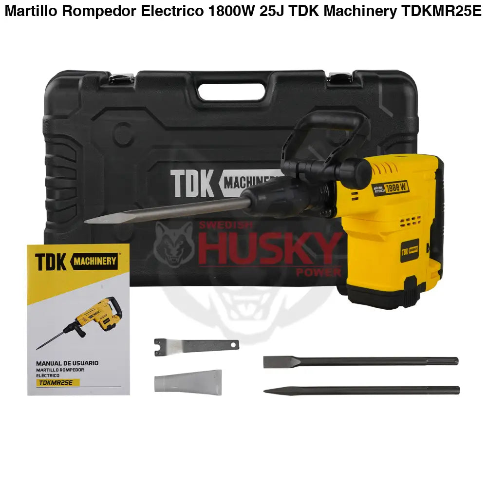 Martillo Rompedor Electrico 1800W 25J TDK TDKMR25E
