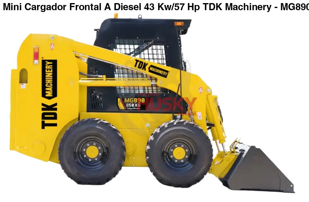 Mini Cargador Frontal A Diesel 43 Kw/57 Hp TDK - MG890 - CONSTRUCCION