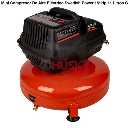 Mini Compresor De Aire Eléctrico Swedish Power 1/2 Hp 11 Litros C/Manguera y Soplador – Winder12 - COMPRESOR
