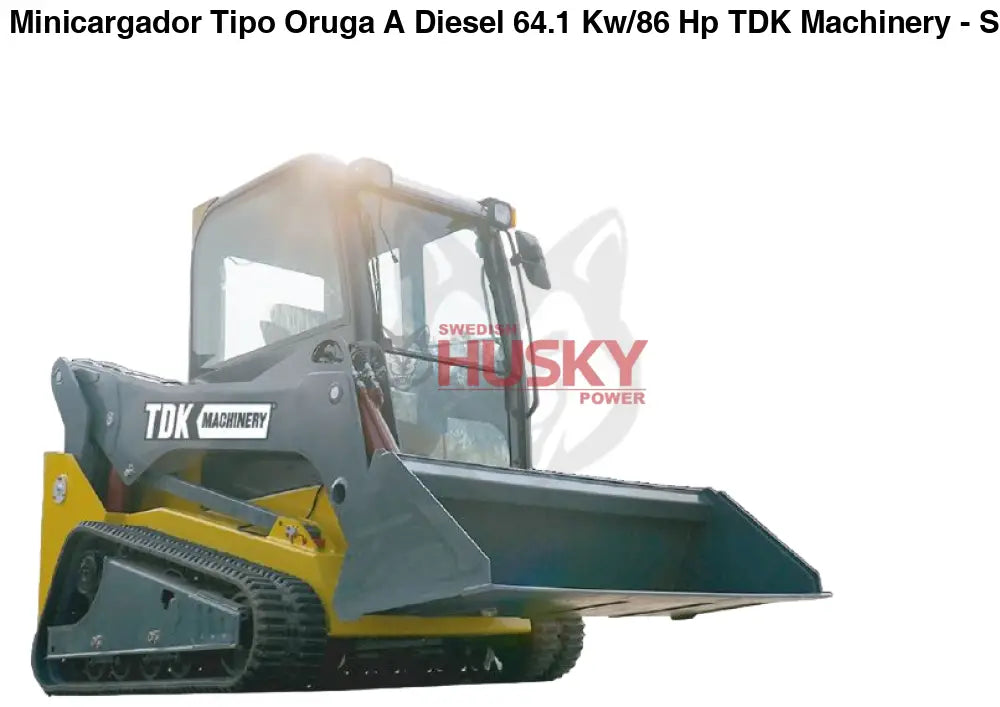 Minicargador Tipo Oruga A Diesel 64.1 Kw/86 Hp TDK - S860