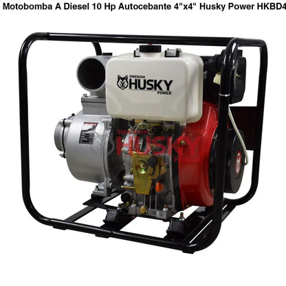 Motobomba A Diesel 10 Hp Autocebante 4"x4" Husky HKBD4010A