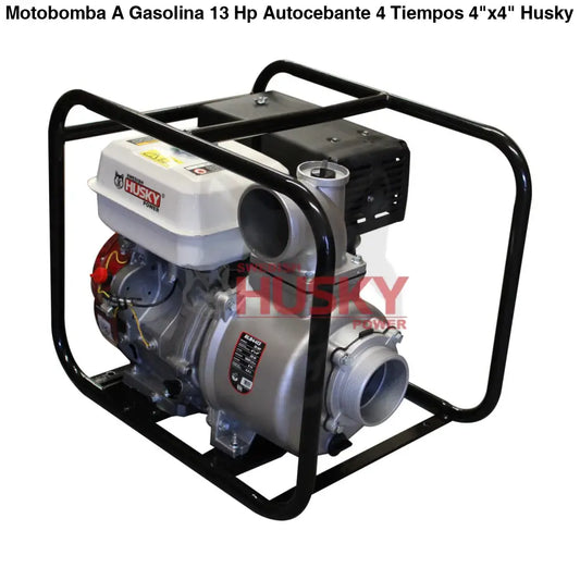 Motobomba A Gasolina 13 Hp Autocebante 4 Tiempos 4"x4" Husky RLB4413