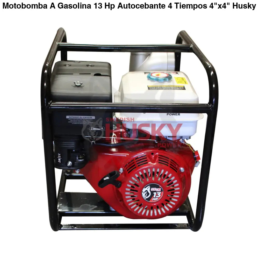 Motobomba A Gasolina 13 Hp Autocebante 4 Tiempos 4"x4" Husky RLB4413
