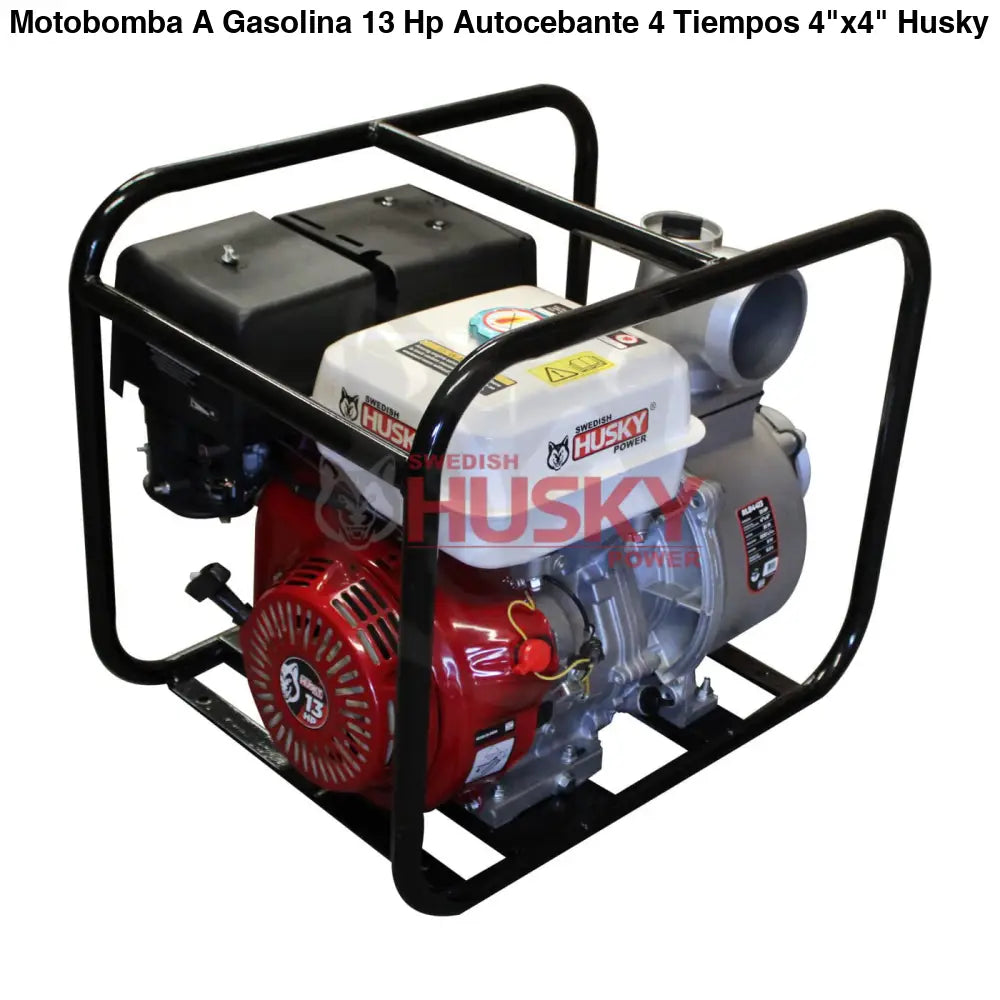 Motobomba A Gasolina 13 Hp Autocebante 4 Tiempos 4"x4" Husky RLB4413