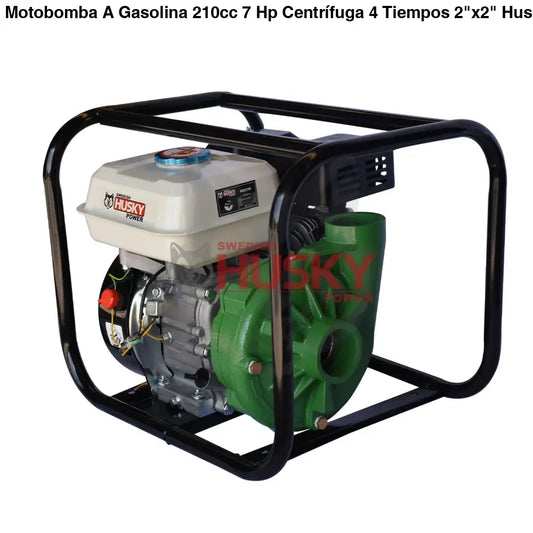 Motobomba A Gasolina 210cc 7 Hp Centrífuga 4 Tiempos 2"x2" Husky HKB2270F