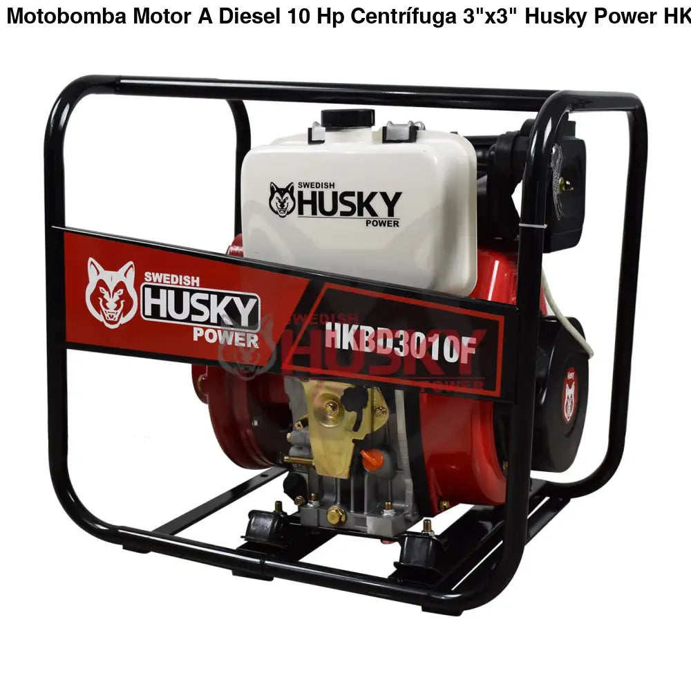 Motobomba Motor A Diesel 10 Hp Centrífuga 3"x3" Husky HKBD3010F