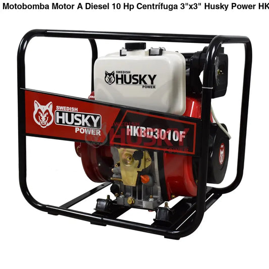 Motobomba Motor A Diesel 10 Hp Centrífuga 3"x3" Husky HKBD3010F