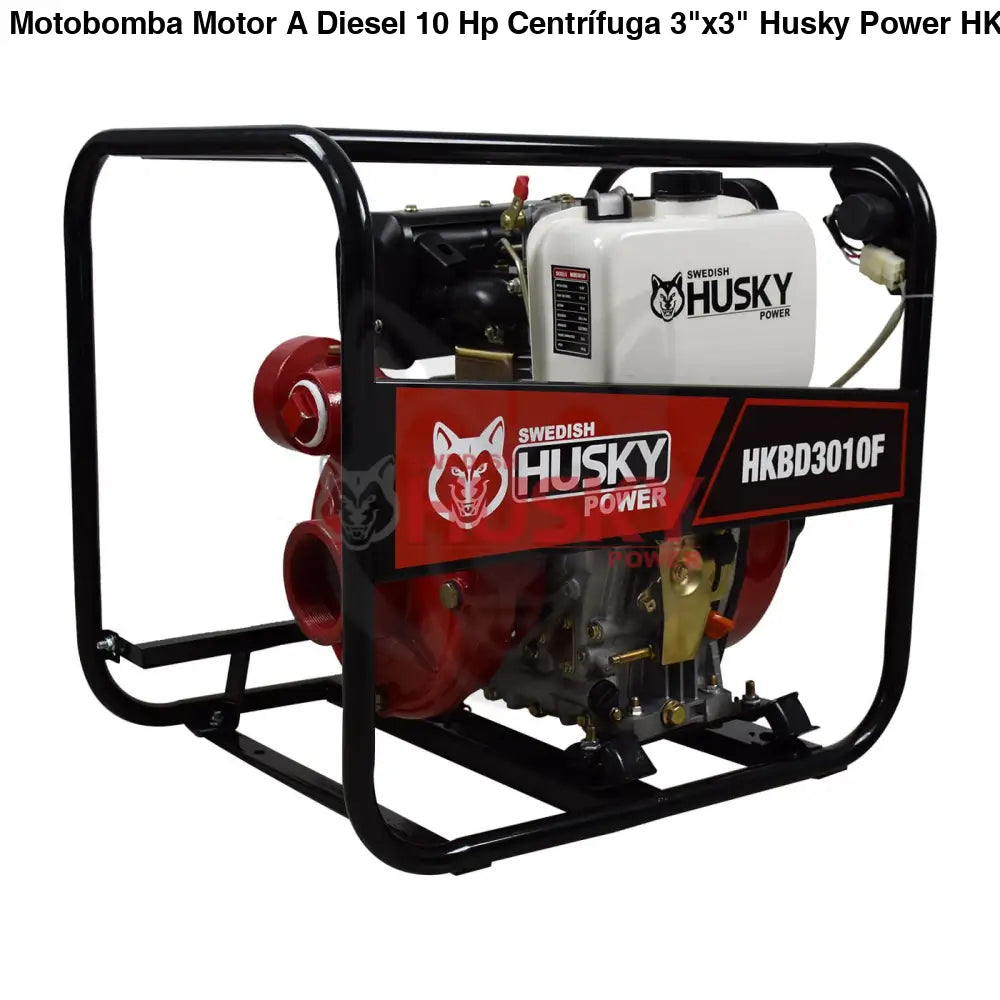Motobomba Motor A Diesel 10 Hp Centrífuga 3"x3" Husky HKBD3010F
