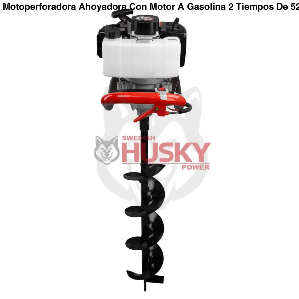 Motoperforadora Ahoyadora Con Motor A Gasolina 2 Tiempos De 52cc 2.5Hp 3 Barrenos Husky TOPO554