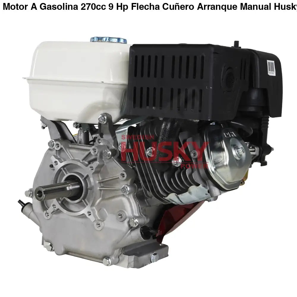 Motor A Gasolina 270cc 9 Hp Flecha Cuñero Arranque Manual Husky RLM900