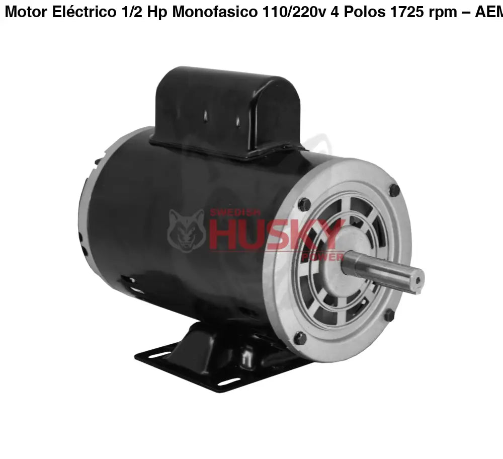Motor Eléctrico 1/2 Hp Monofasico 110/220v 4 Polos 1725 rpm – AEM50 Aec Motors - MOTOR ELECTRICO