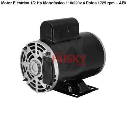 Motor Eléctrico 1/2 Hp Monofasico 110/220v 4 Polos 1725 rpm – AEM50 Aec Motors - MOTOR ELECTRICO