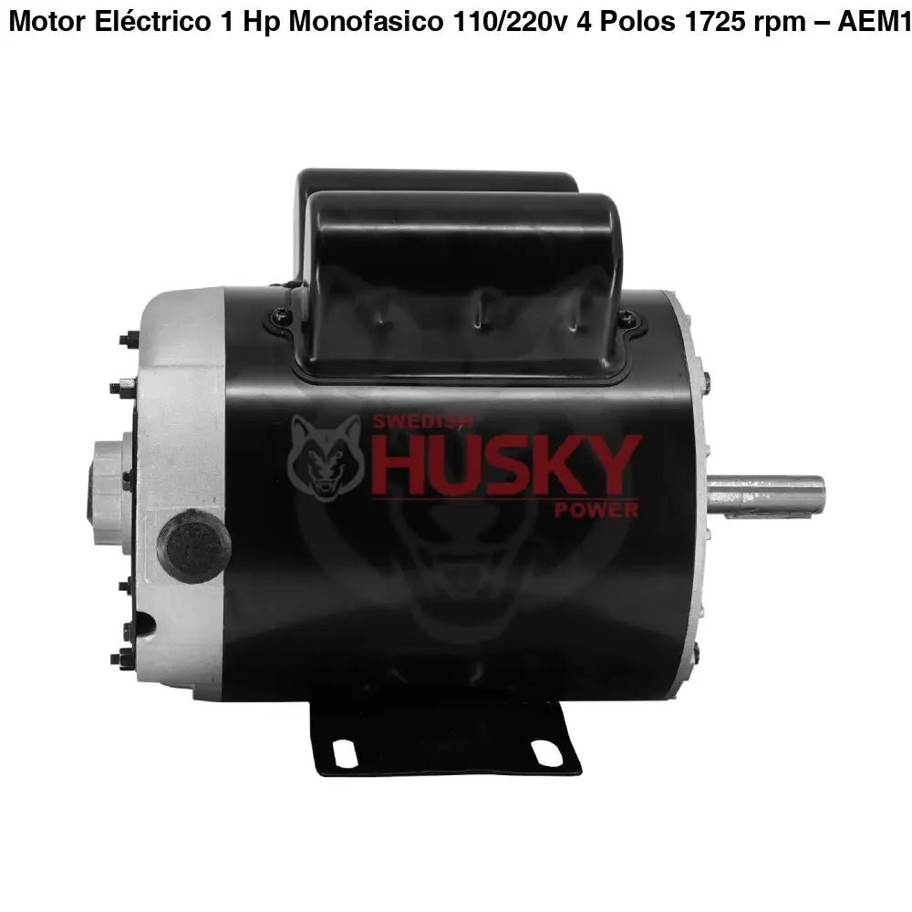 Motor Eléctrico 1 Hp Monofasico 110/220v 4 Polos 1725 rpm – AEM100 Aec Motors - MOTOR ELECTRICO