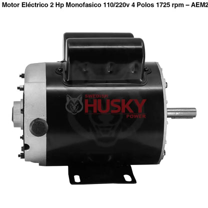 Motor Eléctrico 2 Hp Monofasico 110/220v 4 Polos 1725 rpm – AEM200 Aec Motors - MOTOR ELECTRICO