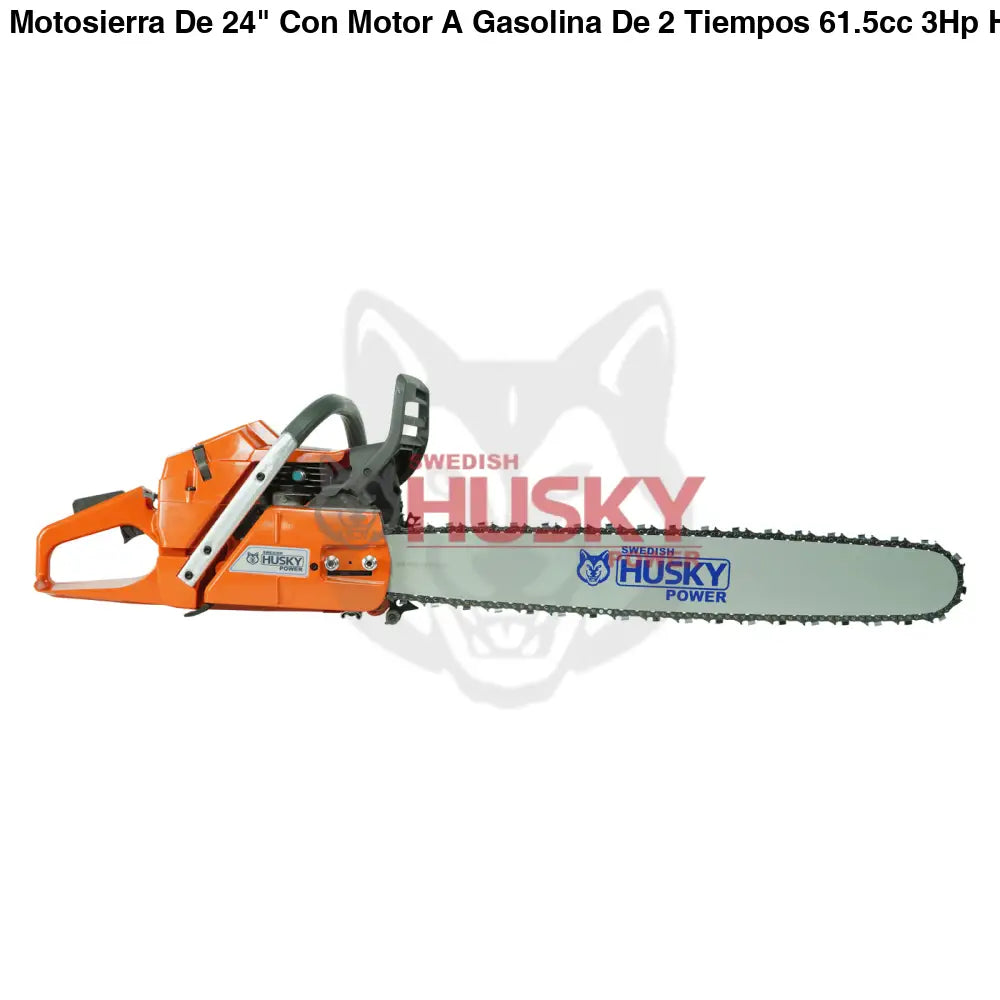 Motosierra De 24" Con Motor A Gasolina De 2 Tiempos 61.5cc 3Hp Husky SH36524