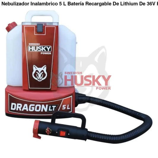 Nebulizador Inalambrico 5 L Batería Recargable De Lithium De 36V Husky Power DRAGONLT