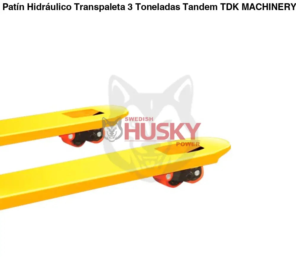 Patín Hidráulico Transpaleta 3 Toneladas Tandem TDK MACHINERY - TDKPH30 - PATIN HIDRAULICO