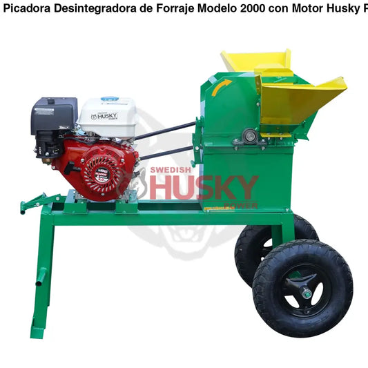Picadora Desintegradora de Forraje Modelo 2000 con Motor Husky 9 Hp a Gasolina RKP2000B-HSK9