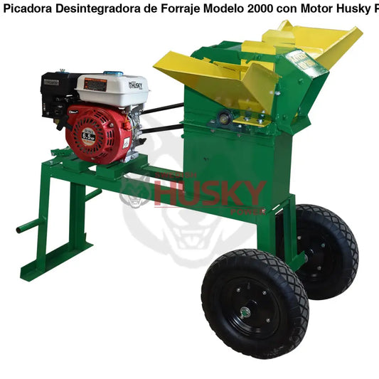 Picadora Desintegradora de Forraje Modelo 2000 con Motor Husky 6.5 Hp a Gasolina RKP2000B-RE65