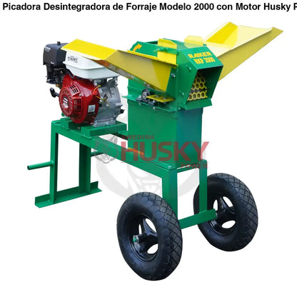 Picadora Desintegradora de Forraje Modelo 2000 con Motor Husky 9 Hp a Gasolina RKP2000B-HSK9