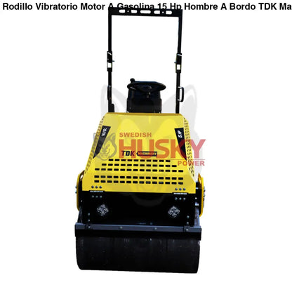 Rodillo Vibratorio Motor A Gasolina 15 Hp Hombre A Bordo TDK - TDKR990