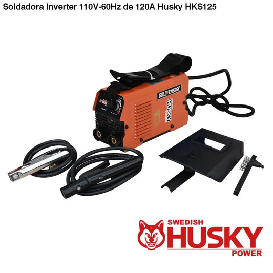 Soldadora Inverter 110V-60Hz de 120A Husky HKS125