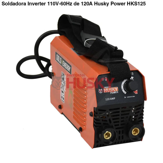 Soldadora Inverter 110V-60Hz de 120A Husky HKS125